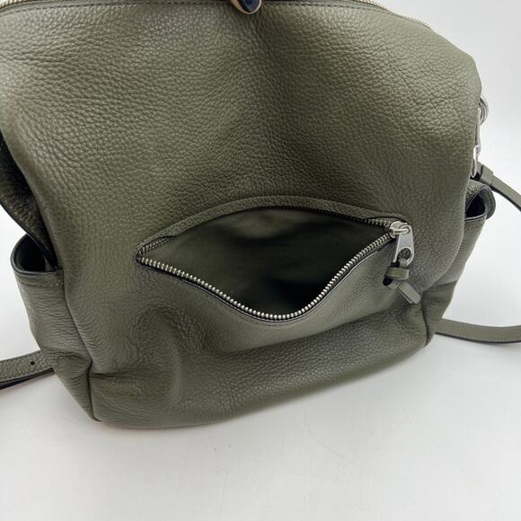 Coach Pennie Shoulder Bag Olive Green Leather Handbag 6152 Purse - Picture 10 of 11